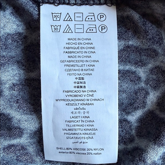 MICHAEL KORS Leopard Print Bodycon Mini Dress Ruched Stretch Sexy Night Out XS - Picture 15 of 15